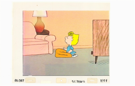 Peanuts Animation Cel of Sally Brown 